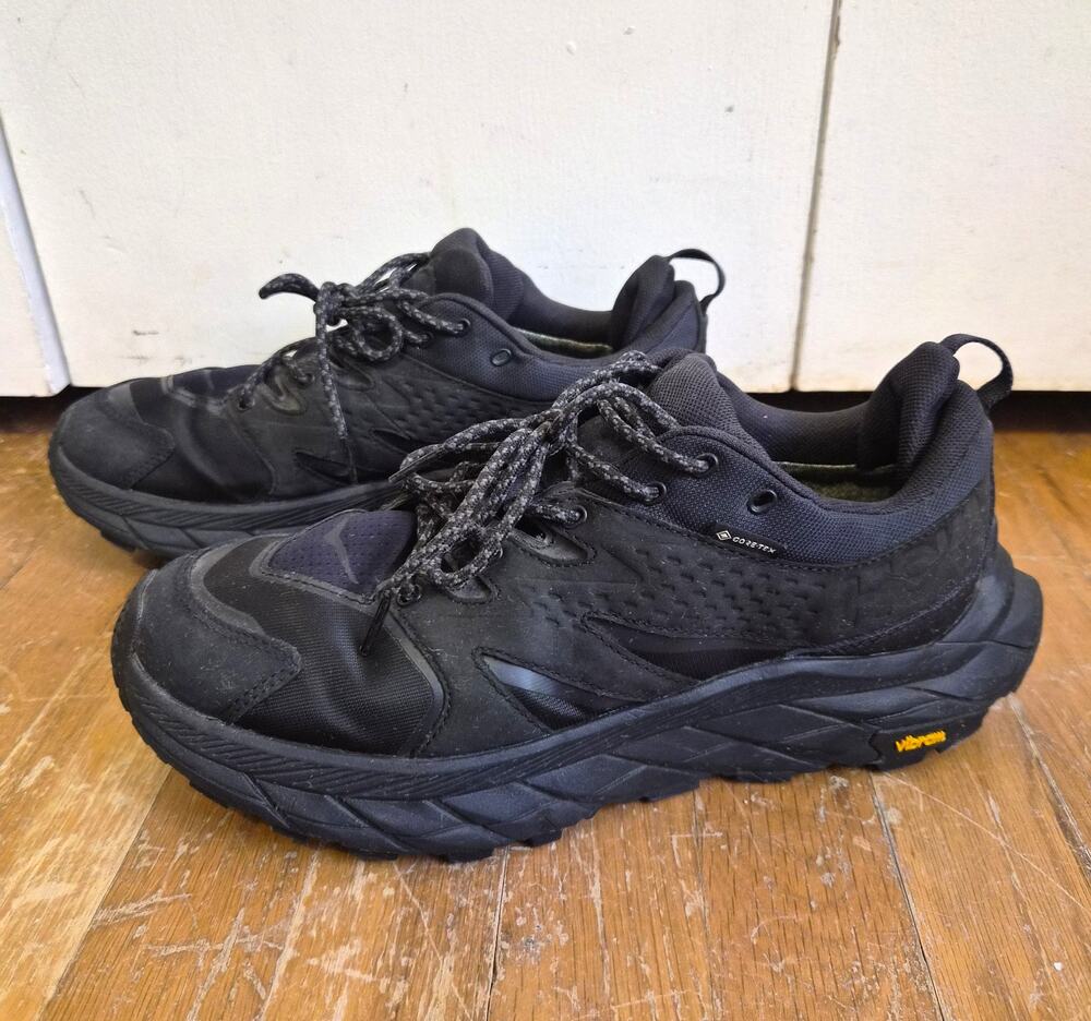 HOKA Anacapa Low GTX Black Hiking Shoes Men’s US 9.5 Medium Width
